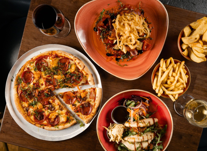 Forge Bar Food and Drinks Forge Bar and Restaurant Food and Drinks including Pizza and Wine